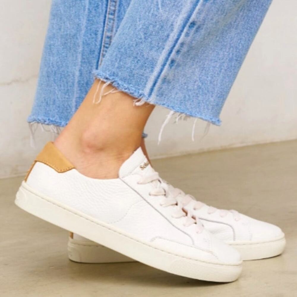 Soludos The Ibiza Classic Lace Up Sneaker White Size 8